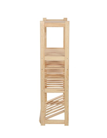 Regały/meble wielofunkcyjne - Regał Drewniany LSR półki mieszane 2 + 3 + 1 - product 6