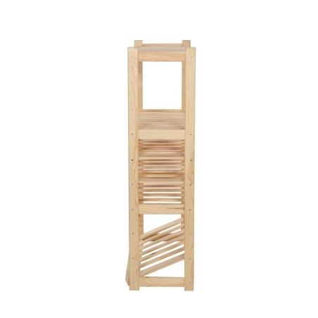 Regał Drewniany LSR półki mieszane 2 + 3 + 1