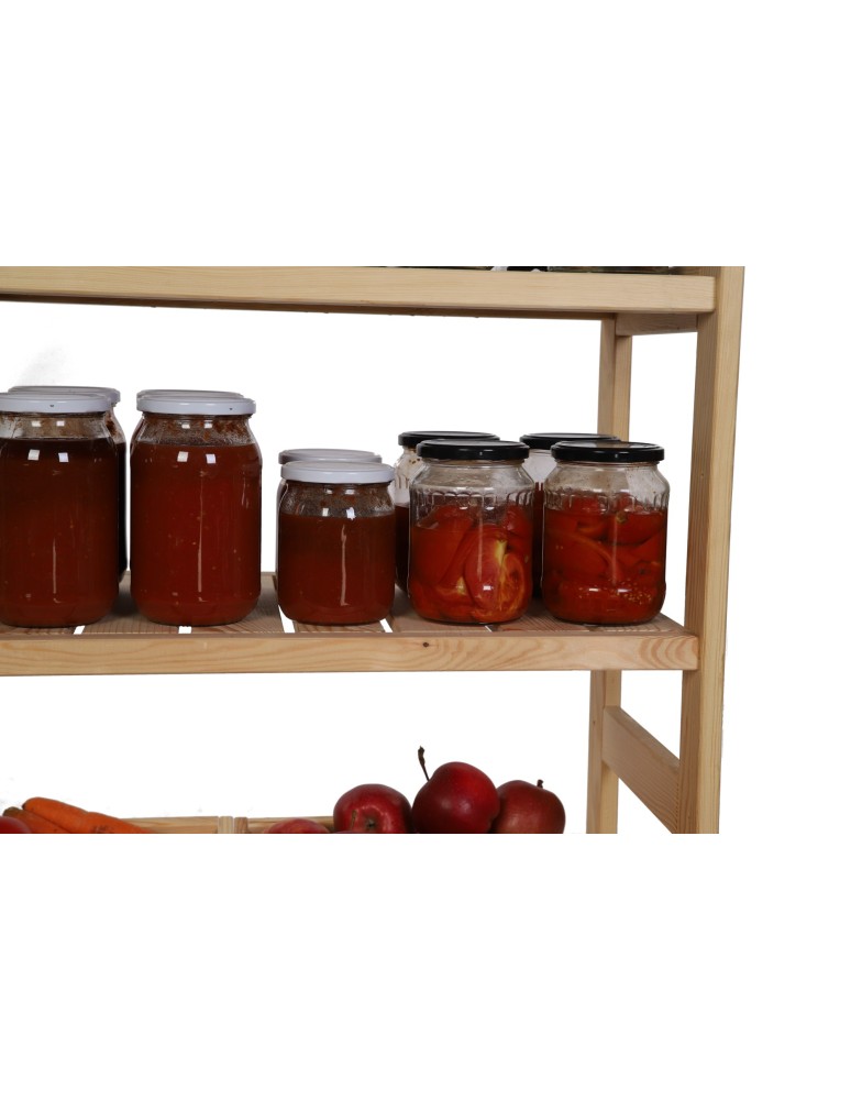 Regały/meble wielofunkcyjne - Regał Drewniany LSR półki mieszane 1 + 2 + 2 - product MODO24.PL 8