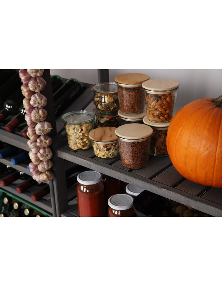 Regały/meble wielofunkcyjne - Regał Drewniany LSR – półki mieszane 1 + 2 + 2 – szary - product MODO24.PL 17