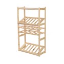 Regał Drewniany LSR półki mieszane 1 + 2 + 2