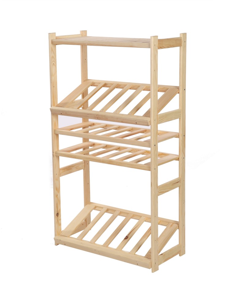 Regały/meble wielofunkcyjne - Regał Drewniany LSR półki mieszane 1 + 2 + 2 - product MODO24.PL 5