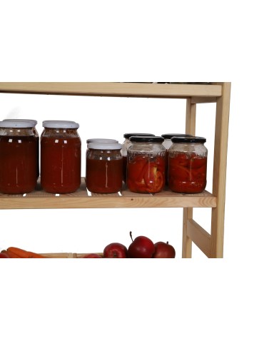 Regały/meble wielofunkcyjne - Regał Drewniany LSR – 10 półek na wino - product 8