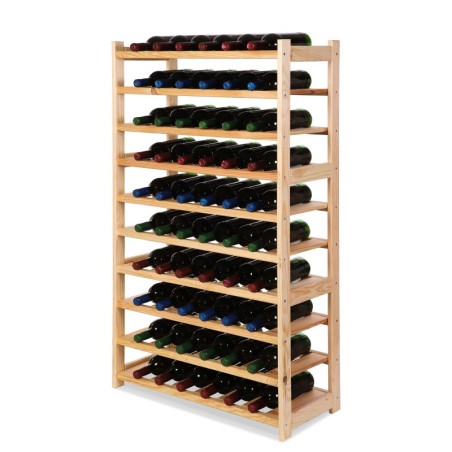 Regał Drewniany LSR – 10 półek na wino