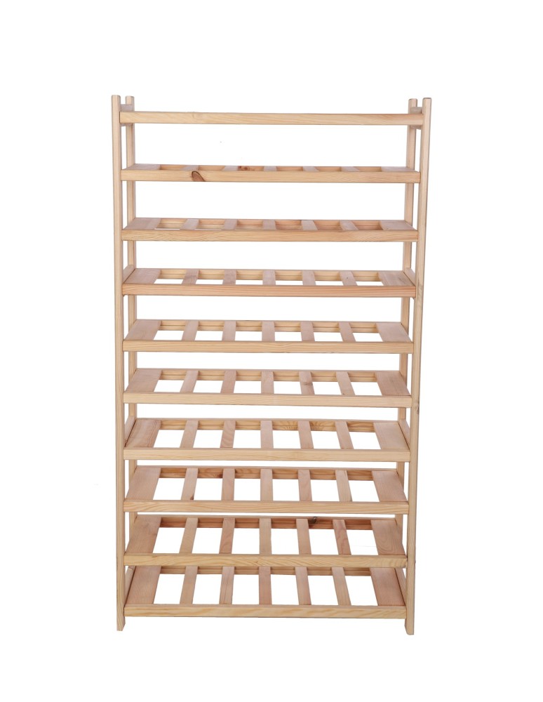 Regały/meble wielofunkcyjne - Regał Drewniany LSR – 10 półek na wino - product MODO24.PL 4