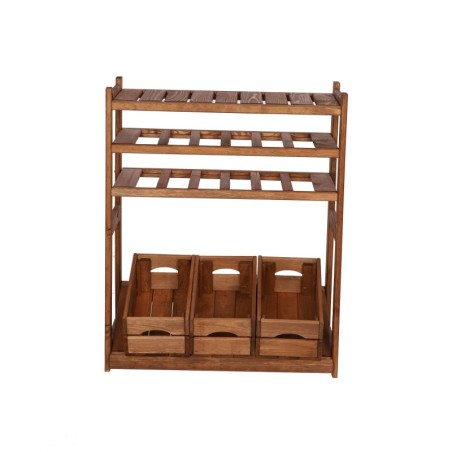 Wielozadaniowy LSR – Półki Mieszane 1 + 2 + 1/ Brąz