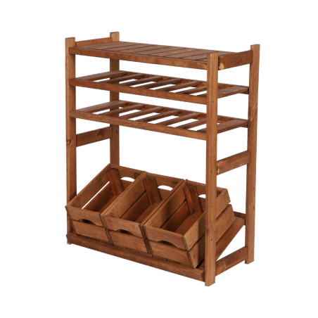 Wielozadaniowy LSR – Półki Mieszane 1 + 2 + 1/ Brąz