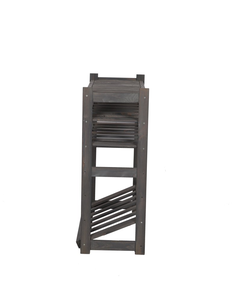 Regały/meble wielofunkcyjne - Wielozadaniowy LSR – Półki Mieszane 1 + 2 + 1/ Szary - product MODO24.PL 6