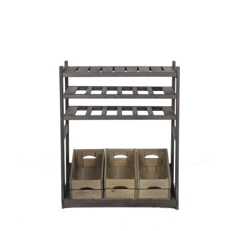 Wielozadaniowy LSR – Półki Mieszane 1 + 2 + 1/ Szary