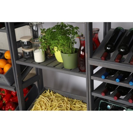 Wielozadaniowy LSR – Półki Mieszane 1 + 2 + 1/ Szary