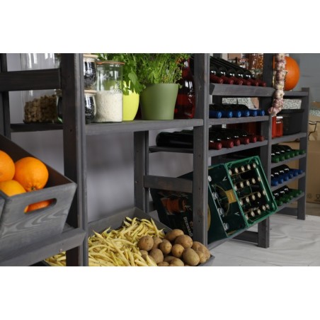 Wielozadaniowy LSR – Półki Mieszane 2 + 3 + 0/ Szary