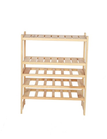 Regały/meble wielofunkcyjne - Wielozadaniowy LSR – Półki Mieszane 2 + 3 + 0/ Surowa Sosna - product 4