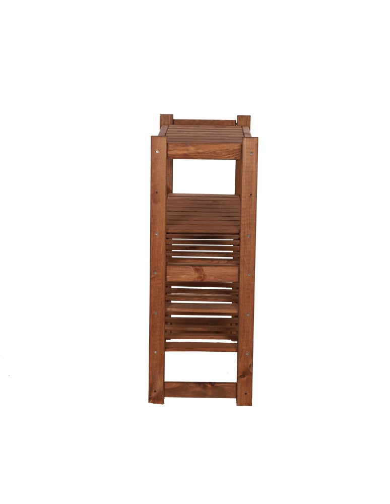 Regały/meble wielofunkcyjne - Wielozadaniowy LSR – Półki Mieszane 1 + 2 + 1/ Brąz - product MODO24.PL 4