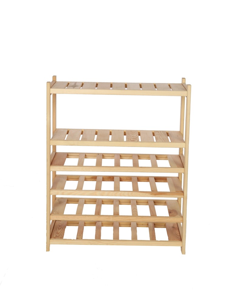 Regały/meble wielofunkcyjne - Wielozadaniowy LSR – Półki Mieszane 2 + 4 + 0/ Surowa Sosna - product MODO24.PL 2