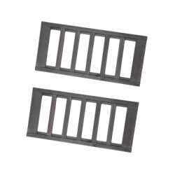 2 Półki Na Wino Do Regału z Serii LSR/ SZARE