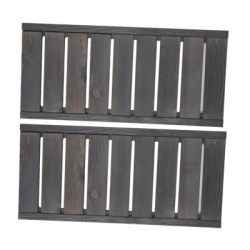 2 Półki Proste do Regału z Serii LSR/ SZARE