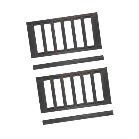 2 Półki na Skrzynki do Regału z Serii LSR/ SZARE