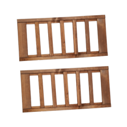 2 Półki Na Wino Do Regału z Serii LSR/ BRĄZ