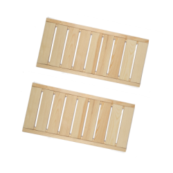 2 Półki Proste do Regału z Serii LSR/ SUROWE