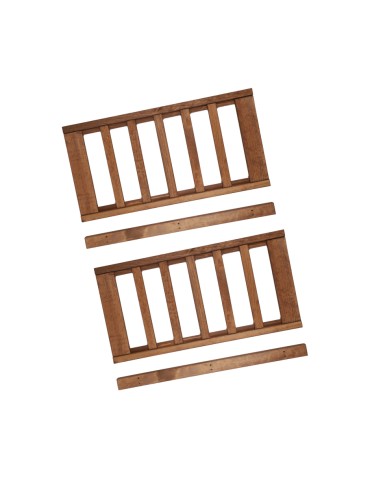 2 Półki na Skrzynki do Regału z Serii LSR/ BRĄZ