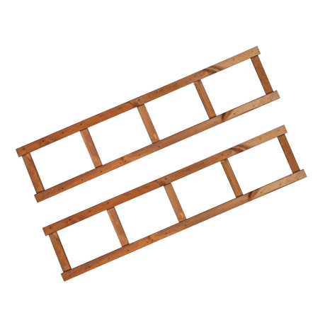 Zestaw Boków Regału z Serii LSR wys.162,6 cm/ BRĄZ