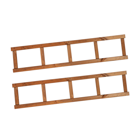 Zestaw Boków Regału z Serii LSR wys.162,6 cm/ BRĄZ