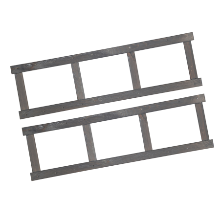 Zestaw Boków Regału Serii LSR wys.124,2 cm/ SZARY