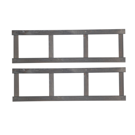 Zestaw Boków Regału Serii LSR wys.124,2 cm/ SZARY