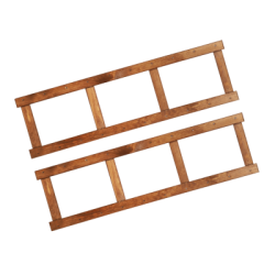 Zestaw Boków Regału z Serii LSR wys.124,2 cm/ BRĄZ