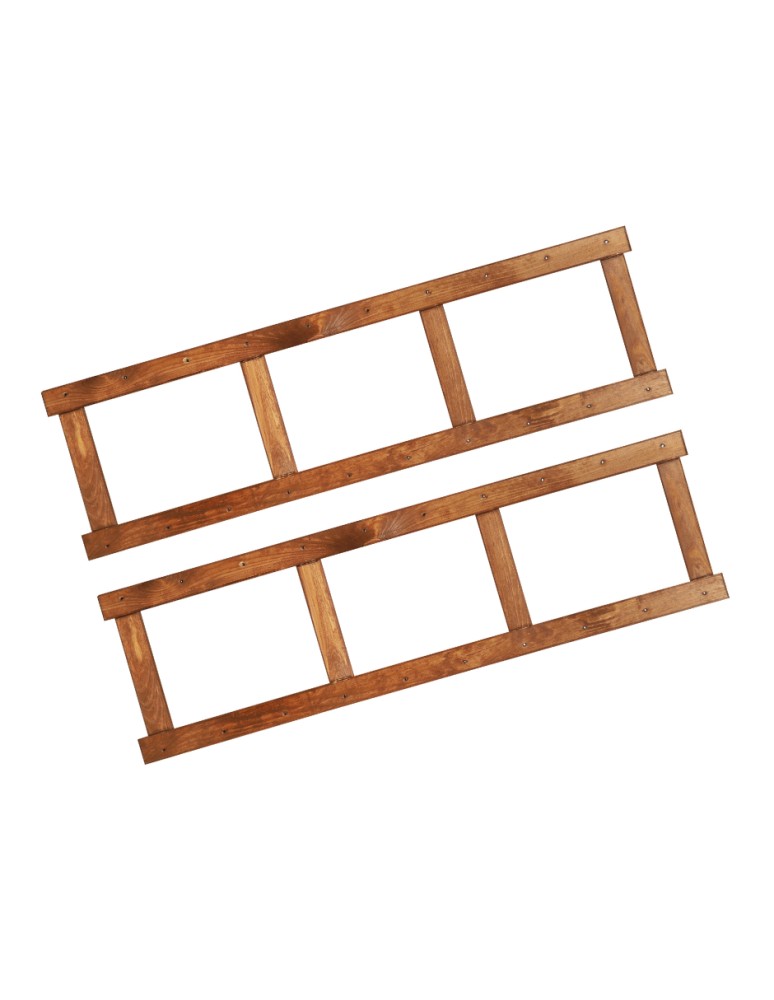 Kategorie produktów - Zestaw Boków Regału z Serii LSR wys.124,2 cm/ BRĄZ - product MODO24.PL 1