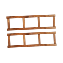 Zestaw Boków Regału z Serii LSR wys.124,2 cm/ BRĄZ