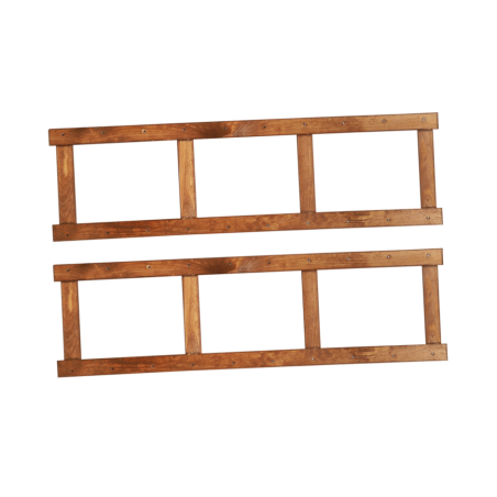 Zestaw Boków Regału z Serii LSR wys.124,2 cm/ BRĄZ