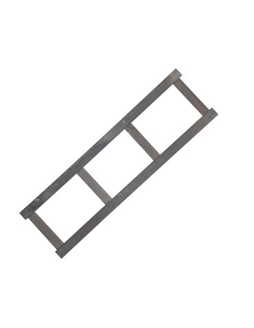 Noga - Bok Regału z Serii LSR wys.124,2 cm/ SZARY