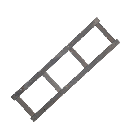 Noga - Bok Regału z Serii LSR wys.124,2 cm/ SZARY