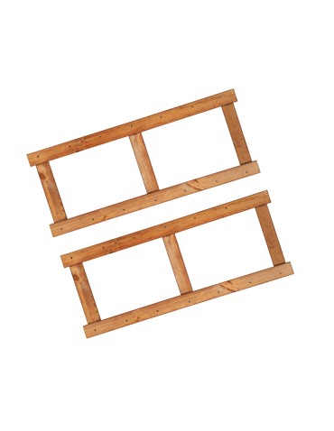 Zestaw Boków Regału z Serii LSR wys. 85,8 cm/ BRĄZ