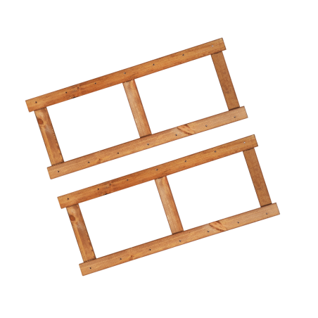 Zestaw Boków Regału z Serii LSR wys. 85,8 cm/ BRĄZ