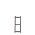 Noga - Bok Regału z Serii LSR wys.124,2 cm/ SZARY