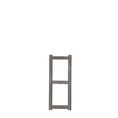 Noga - Bok Regału z Serii LSR wys.124,2 cm/ SZARY