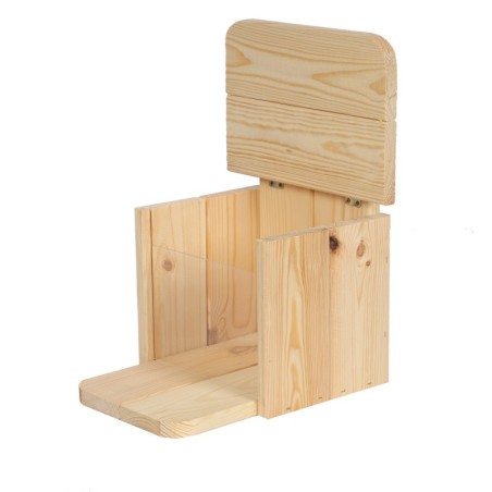 Drewniany Karmnik dla Wiewiórki - Nieimpregnowany