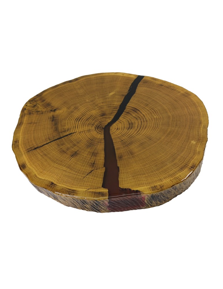 Stoły Marki Wood&Resin - Stolik lub Blat Dębowy ⭖ Negro-Roho ⭖ Wood & Resin ⭖ Unikat  150101 - produkt MODO24.PL 1