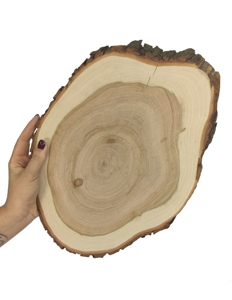 Drewniane tace, patery - Taca Drewniana Ozdobna ✦ Naturalna Czeremcha z Korą ✦ dł  35-40 cm - produkt MODO24.PL 1