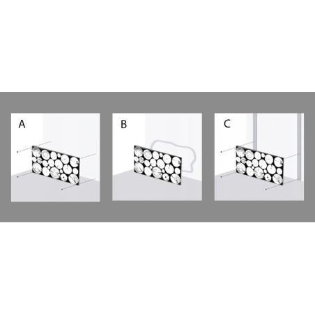 Ozdobny Panel Ścienny ⭑ Plastry Dębu ⭑ 1 sztuka