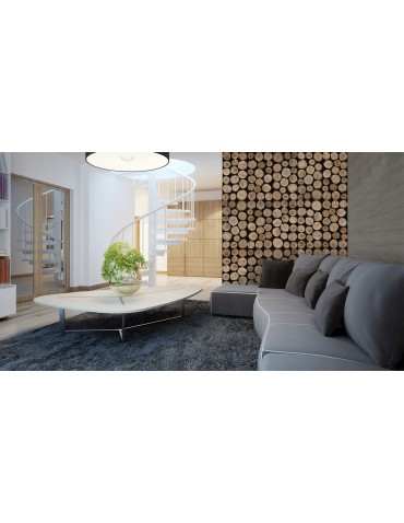 Drewniane Panele Ścienne/ Panele z Plastrów - Ozdobny Panel Ścienny ⭑ Plastry MIX POLSKICH LASÓW ⭑ 1 sztuka - product 8