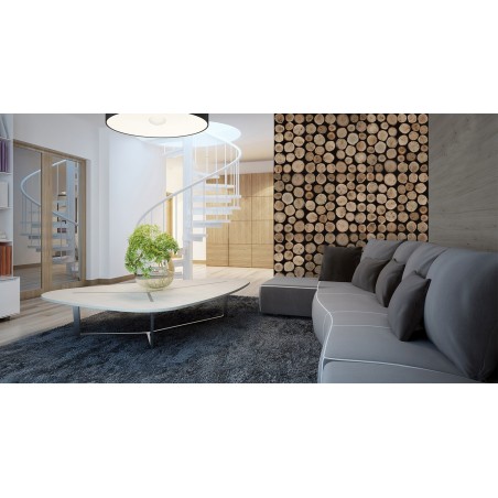 Ozdobny Panel Ścienny ⭑ Plastry MIX POLSKICH LASÓW ⭑ 1 sztuka