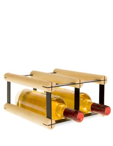 Regały na butelki szklane/PET RW-8  Przechowywanie alkoholu w domu - Stojak na 4 butelki RW-8 2x1 - product 3