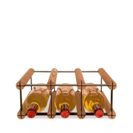 Stojak na alkohol RW-8 3x3 regał na 9 butelek wina