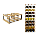 Stojak na alkohol RW-8 3x3 regał na 9 butelek wina