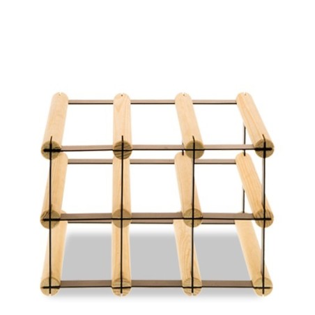 Stojak na alkohol RW-8 3x3 regał na 9 butelek wina