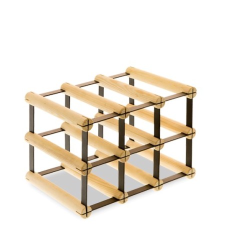 Stojak na alkohol RW-8 3x3 regał na 9 butelek wina