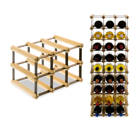 Stojak na alkohol RW-8 3x3 regał na 9 butelek wina